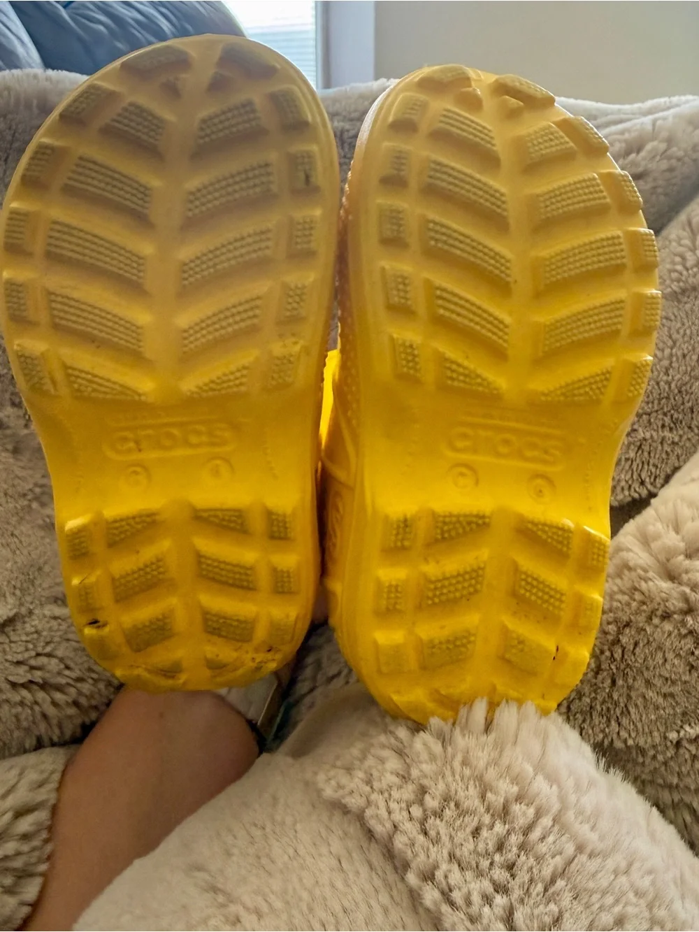 CROCS Kids Yellow Handle Pull-On Rain Boots